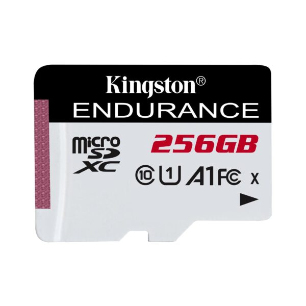 Kingston Tarjeta microSD de 256 GB de alta resistencia | 95/45 MB/s de lectura y escritura | Diseñada para aplicaciones