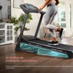 Caminadora Sunny Health & Fitness SF-T7515SMART superficie doble capa 12 niveles inclinación automática 8 mph Bluetooth