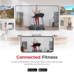 Caminadora Sunny Health & Fitness SF-T7515SMART superficie doble capa 12 niveles inclinación automática 8 mph Bluetooth