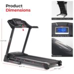 Caminadora Sunny Health & Fitness SF-T7515SMART superficie doble capa 12 niveles inclinación automática 8 mph Bluetooth