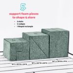 Yourigami Gimnasio de juegos para niños y niños pequeños, juego de sofá para sala de juegos, diseño modular duradero, pr