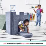 Yourigami Gimnasio de juegos para niños y niños pequeños, juego de sofá para sala de juegos, diseño modular duradero, pr