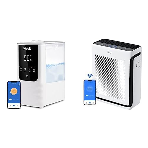 Version 1.0.0 Purificador de Aire LEVOIT Vital100S Filtro HEPA H13 para Dormitorio Hasta 430 pies cuadrados