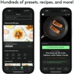 Termómetro digital inteligente inalámbrico para carne CHEF iQ CQ60-3-SET-V2-AM-CA con 3 sondas ultrafinas Bluetooth de r