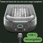 Termómetro digital inteligente inalámbrico para carne CHEF iQ CQ60-3-SET-V2-AM-CA con 3 sondas ultrafinas Bluetooth de r