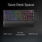 Teclado Mecánico Inalámbrico ASUS ROG Strix Scope II 96 X901 STRIX SCOPE II 96 WL Tri-modo 96% Interruptores NX Snow Int