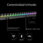 Teclado Mecánico Inalámbrico ASUS ROG Strix Scope II 96 X901 STRIX SCOPE II 96 WL Tri-modo 96% Interruptores NX Snow Int