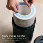 Purificador de aire Shark Clean Sense HP232 filtro HEPA 1200 pies cuadrados neutralizador de olores alergias 99.98% part
