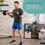 LifePro Adjustable Dumbbells Set – Quick-Adjust Space-Saving Weights with Anti-Slip Handle for Home Gym Strength Trainin