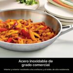 Bateria de cocina juego de ollas y sartenes SharkNinja Ninja EverClad C99012 acero inoxidable tricapa 12 piezas apto par