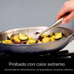 Bateria de cocina juego de ollas y sartenes SharkNinja Ninja EverClad C99012 acero inoxidable tricapa 12 piezas apto par