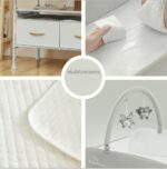 BabyBond Cambiador portátil para bebé con 2 cestas de almacenamiento, cambiador plegable cómoda cambiador de pañales, es