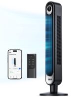 Ventilador de torre sin aspas Dreo Cruiser Pro T1S oscilante WiFi control de voz Alexa Google interiores dormitorio ofic