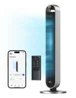 Ventilador de torre sin aspas Dreo Cruiser Pro T1S oscilante WiFi control de voz Alexa Google interiores dormitorio ofic