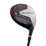 Wilson Tour Velocity - Juego completo de golf con bolsa de soporte, mano derecha para hombre, flexible regular, negro/ro