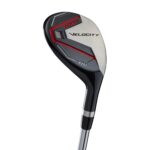 Wilson Tour Velocity - Juego completo de golf con bolsa de soporte, mano derecha para hombre, flexible regular, negro/ro