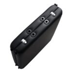 Master Massage Argo - Mesa de masaje portátil de 28 pulgadas en negro con patas de nogal, cama de spa para ejercicio y m