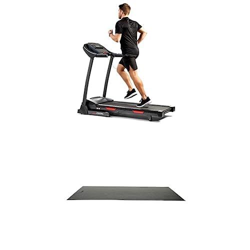 Caminadora plegable inclinada Sunny Health Fitness SF-T7705SMART Bluetooth app SunnyFit con alfombrilla protectora
