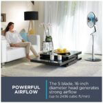 Ventilador de Mesa Rowenta Turbo Silence VU2730 12 pulgadas oscilante silencioso 4 velocidades