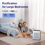 Purificador de aire LEVOIT filtros lavables True HEPA habitaciones grandes hasta 176 m2 para alergias y pelo de mascotas