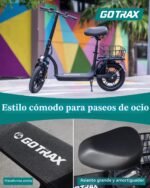 Gotrax Adult Electric Scooter with Seat, Max 19-25miles Range, 15.5-20mph Power by 350W-500W Motor, All-Terrain Tire & W
