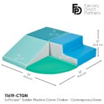 Factory Direct Partners 11619-CTGN SoftScape - Escalador de esquina para niños pequeños, estructura de juego activo para