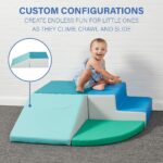 Factory Direct Partners 11619-CTGN SoftScape - Escalador de esquina para niños pequeños, estructura de juego activo para
