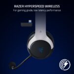 Auriculares Inalámbricos para Juegos Razer Kaira HyperSpeed para PS5 PC móvil 2.4 GHz batería 30 horas con Control Remot
