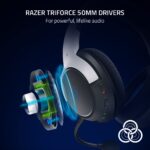 Auriculares Inalámbricos para Juegos Razer Kaira HyperSpeed para PS5 PC móvil 2.4 GHz batería 30 horas con Control Remot