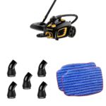 Limpiador a Vapor McCulloch MC1375 con 20 Accesorios Cepillo Nailon A1230 y Almohadilla Microfibra A1375