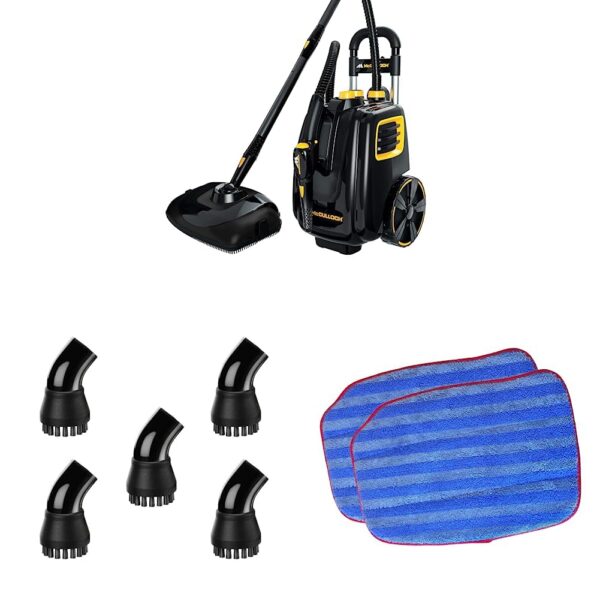 Limpiador vapor McCulloch MC1385 23 accesorios cepillo nailon almohadilla repuesto
