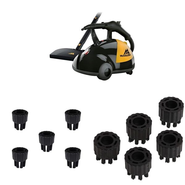Limpiador vapor McCulloch MC1275 18 accesorios cepillo lavable suelos y autos