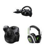 Volante carreras Logitech G920 Driving Force pedales cambio con ASTRO A20 Xbox PC