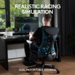 Logitech G 29 Driving Force Racing Wheel + pedales de suelo + cambio de fuerza de conducción + auriculares inalámbricos