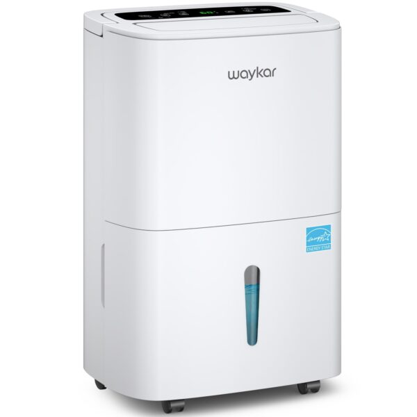Deshumidificador Waykar YDZ-80 Energy Star 80 pintas por día manguera de drenaje 5000 pies cuadrados portátil