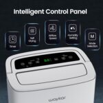 Deshumidificador Waykar YDZ-80 Energy Star 80 pintas por día manguera de drenaje 5000 pies cuadrados portátil
