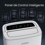 Deshumidificador Waykar YDZ-80 Energy Star 80 pintas por día manguera de drenaje 5000 pies cuadrados portátil