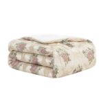 TOPLUXE Valencia VCLM-Valencia-King juego de edredon jacquard europeo lujo 9 piezas King beige perlado falda de cama alm