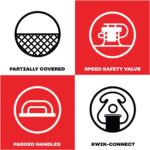 SportsStuff Big Bertha - Inflador de aire eléctrico con tubo remolcable y Wow Sports
