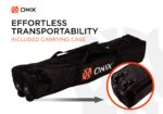 Set de red para pickleball portátil 2 en 1 Onix con paleta Z5 equipo deportivo profesional