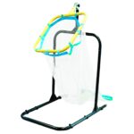 Set de entrenamiento de voleibol Park & Sun Sports con carrito portátil para balones Tachikara color negro