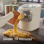 Máquina para hacer pasta eléctrica Philips Serie 7000 HR2660/03 ProExtrude 150W 8 discos blanco