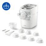 Máquina para hacer pasta eléctrica Philips Serie 7000 HR2660/03 ProExtrude 150W 8 discos blanco