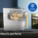 Máquina para hacer pasta eléctrica Philips Serie 7000 HR2660/03 ProExtrude 150W 8 discos blanco