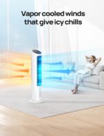 Enfriador de Aire Evaporativo Dreo 40 Pulgadas Oscilante 80 Grados Torre 2023 para Hogar