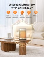 Enfriador de Aire Evaporativo Dreo 40 Pulgadas Oscilante 80 Grados Torre 2023 para Hogar