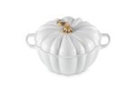 Cacerola Cocotte de Hierro Fundido Esmaltado Forma Calabaza Le Creuset Signature 21238024010391 3.8 Litros Blanco