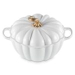 Cacerola Cocotte de Hierro Fundido Esmaltado Forma Calabaza Le Creuset Signature 21238024010391 3.8 Litros Blanco