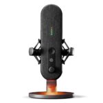 Micrófono USB SteelSeries Alias 61601 Cápsula Gaming Streaming Podcasting Cancelación de Ruido AI Sonar Software Cardioi