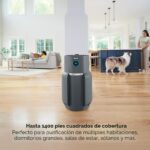 Purificador de aire Shark HP302 filtro HEPA NeverChange 5 años cobertura 1400 pies cuadrados blanco